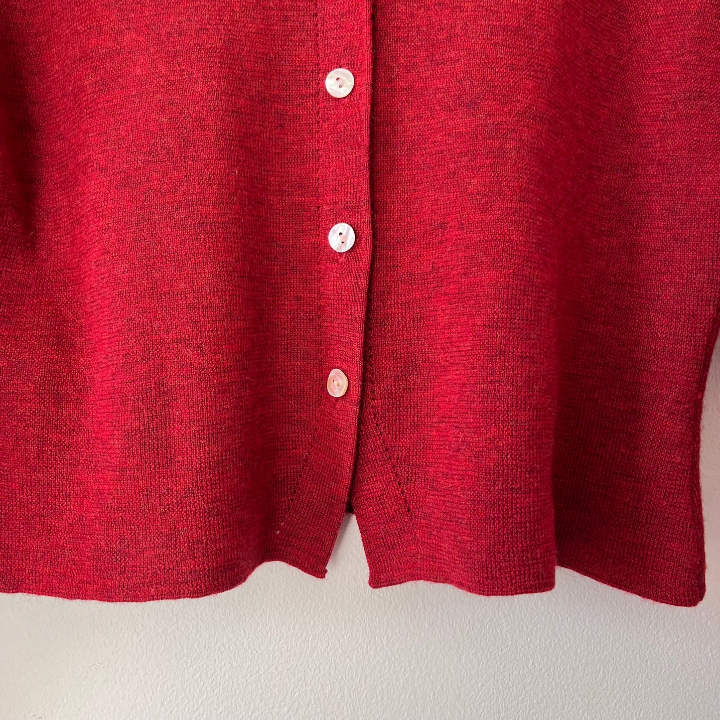 Laura Ashley red cardigan