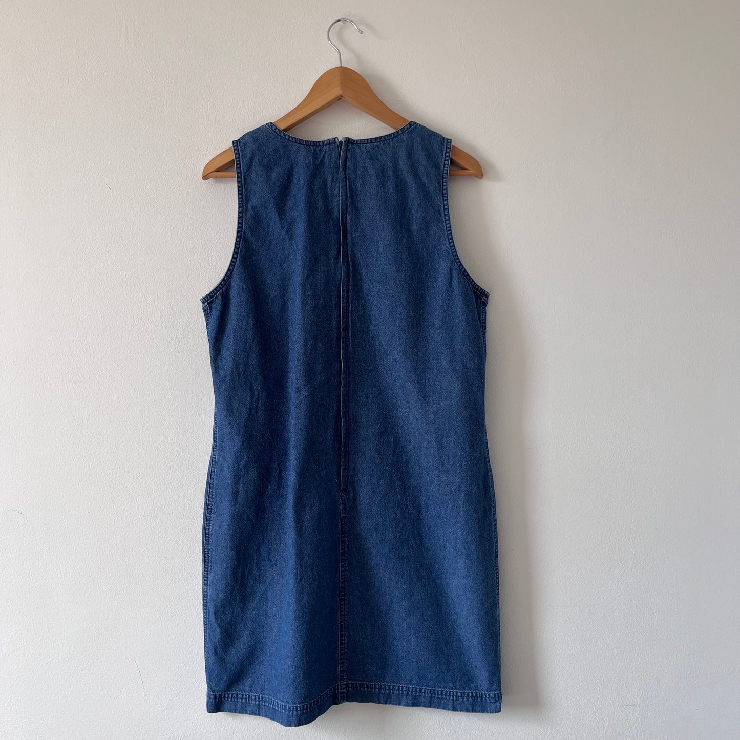 Vintage denim pinafore dress