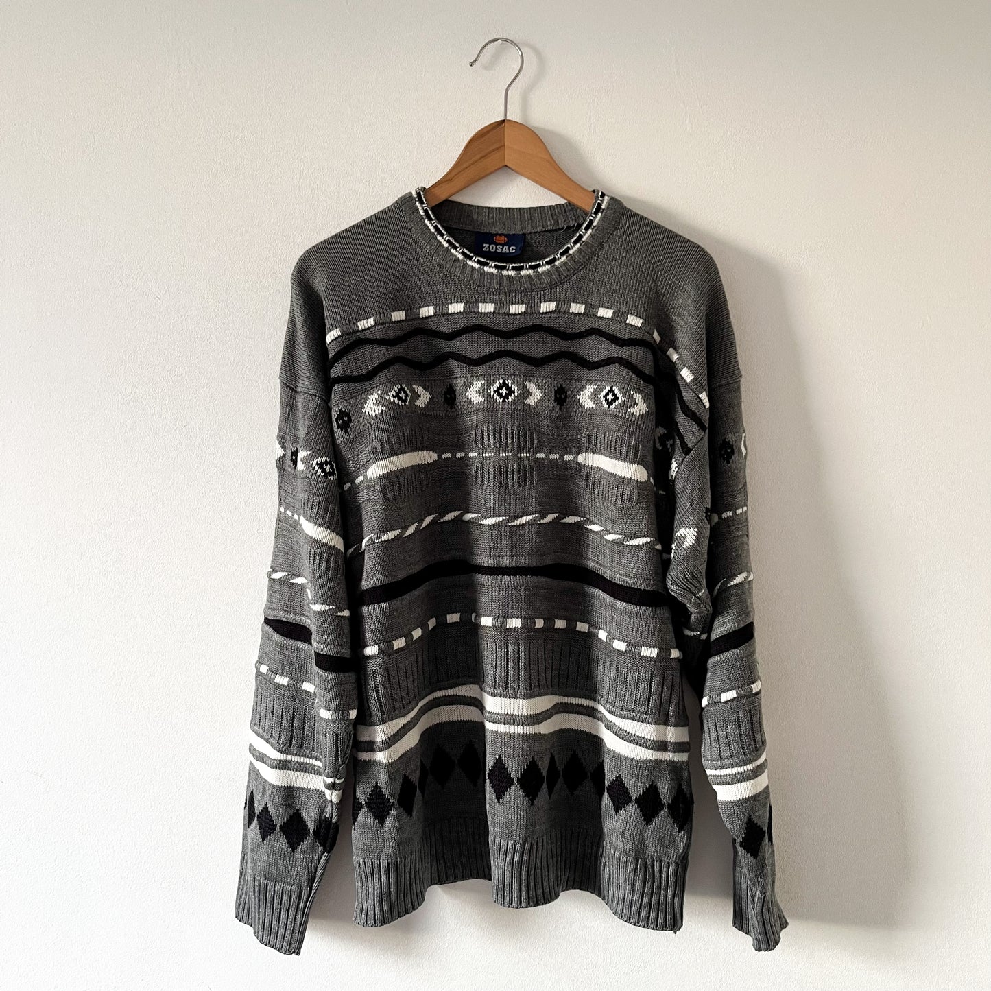 Vintage textured jumper