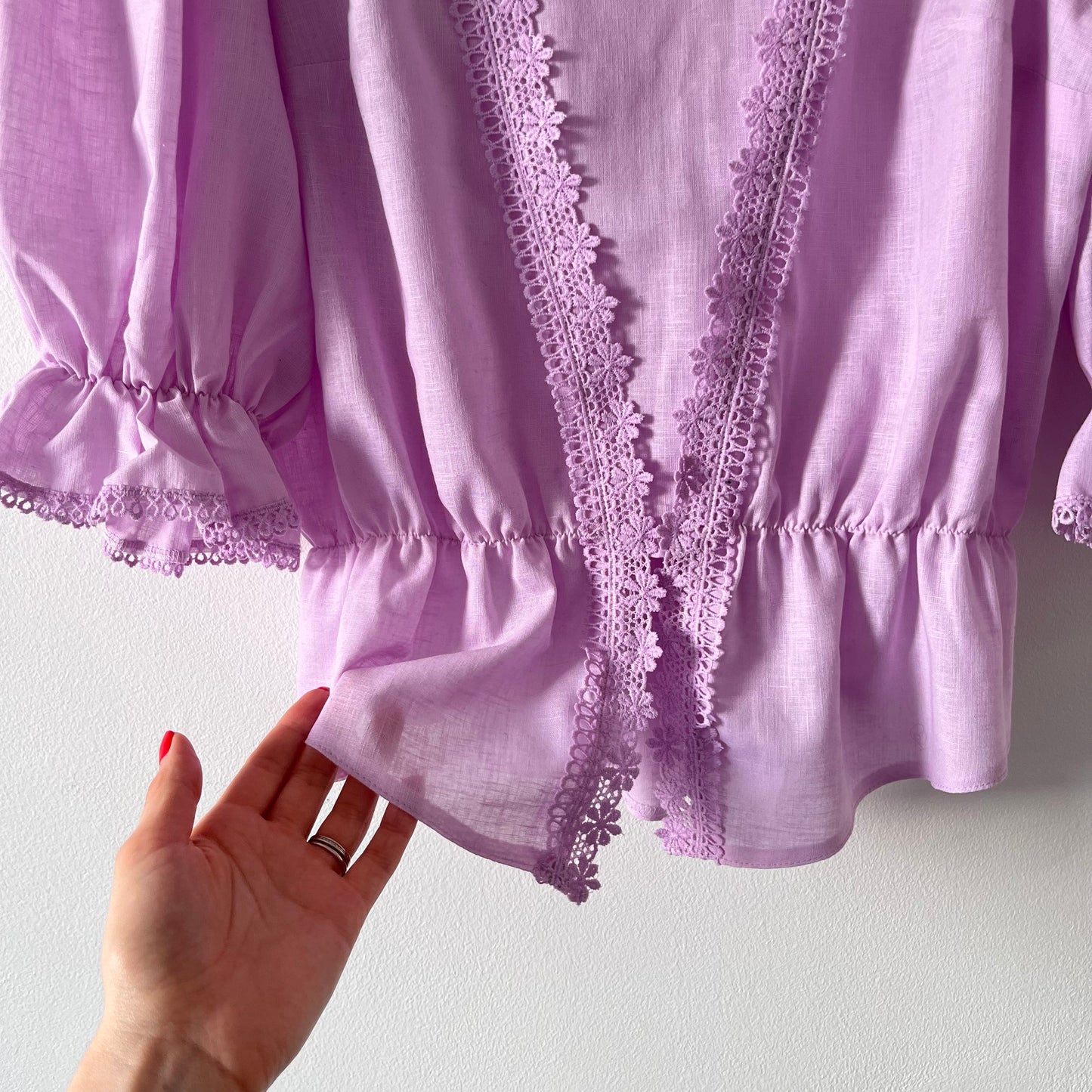 Vintage purple lilac top