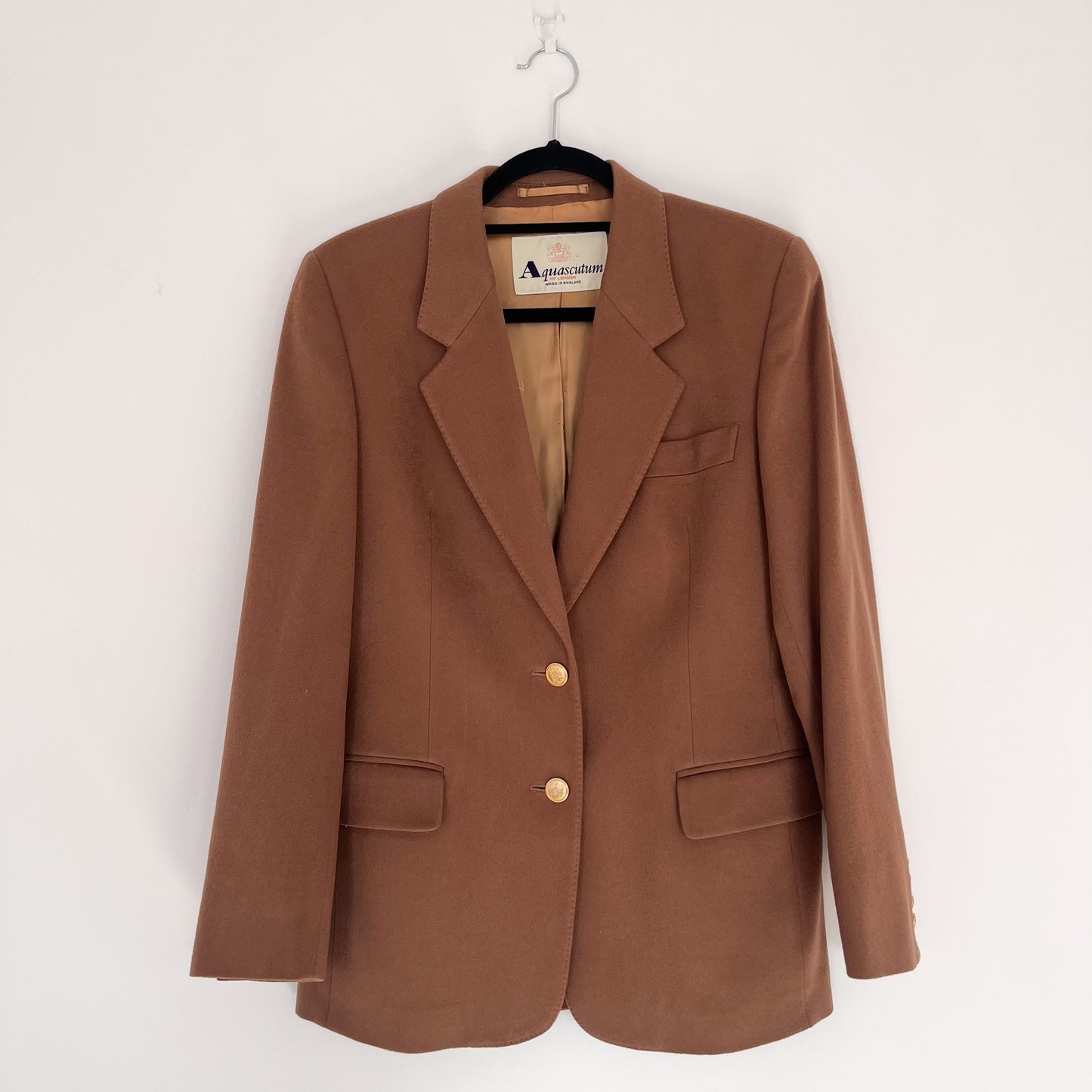 Aguascutum camel wool blazer