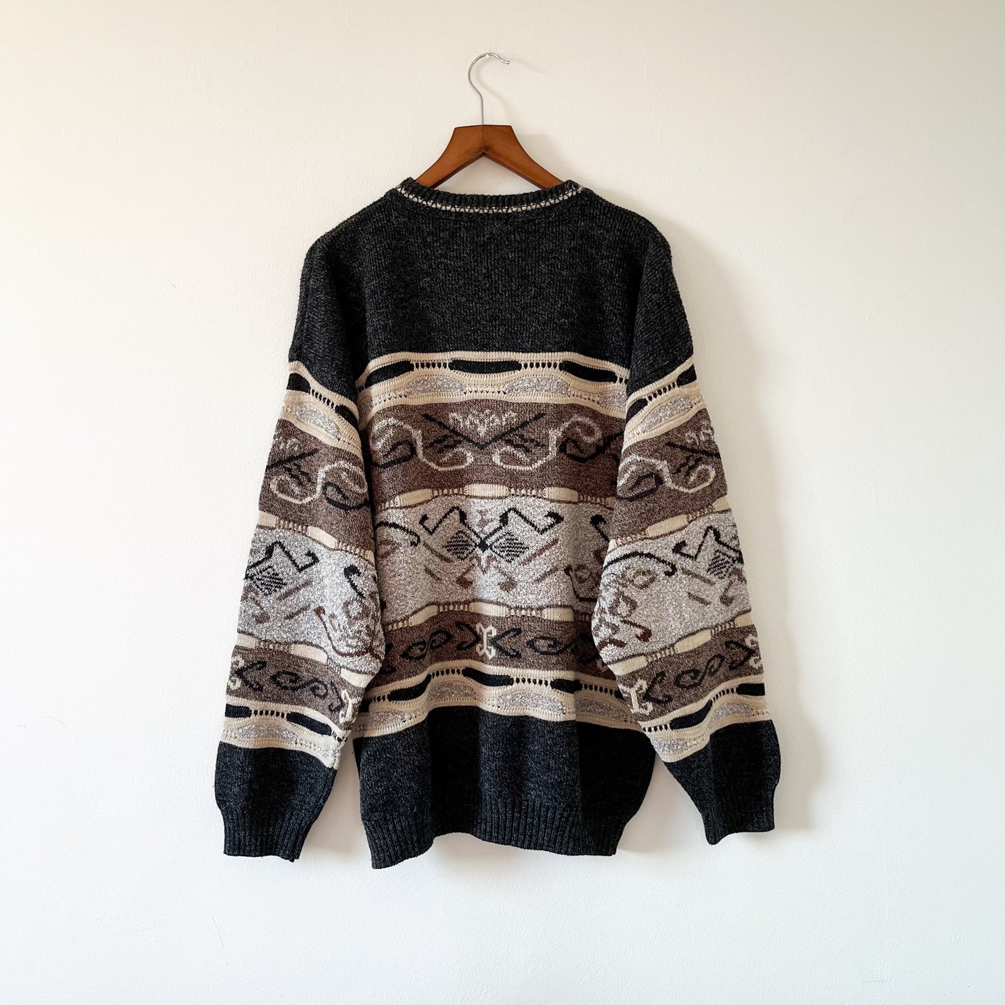 Vintage textured jumper