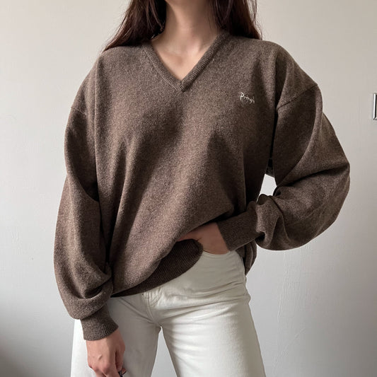 Pringle brown wool jumper