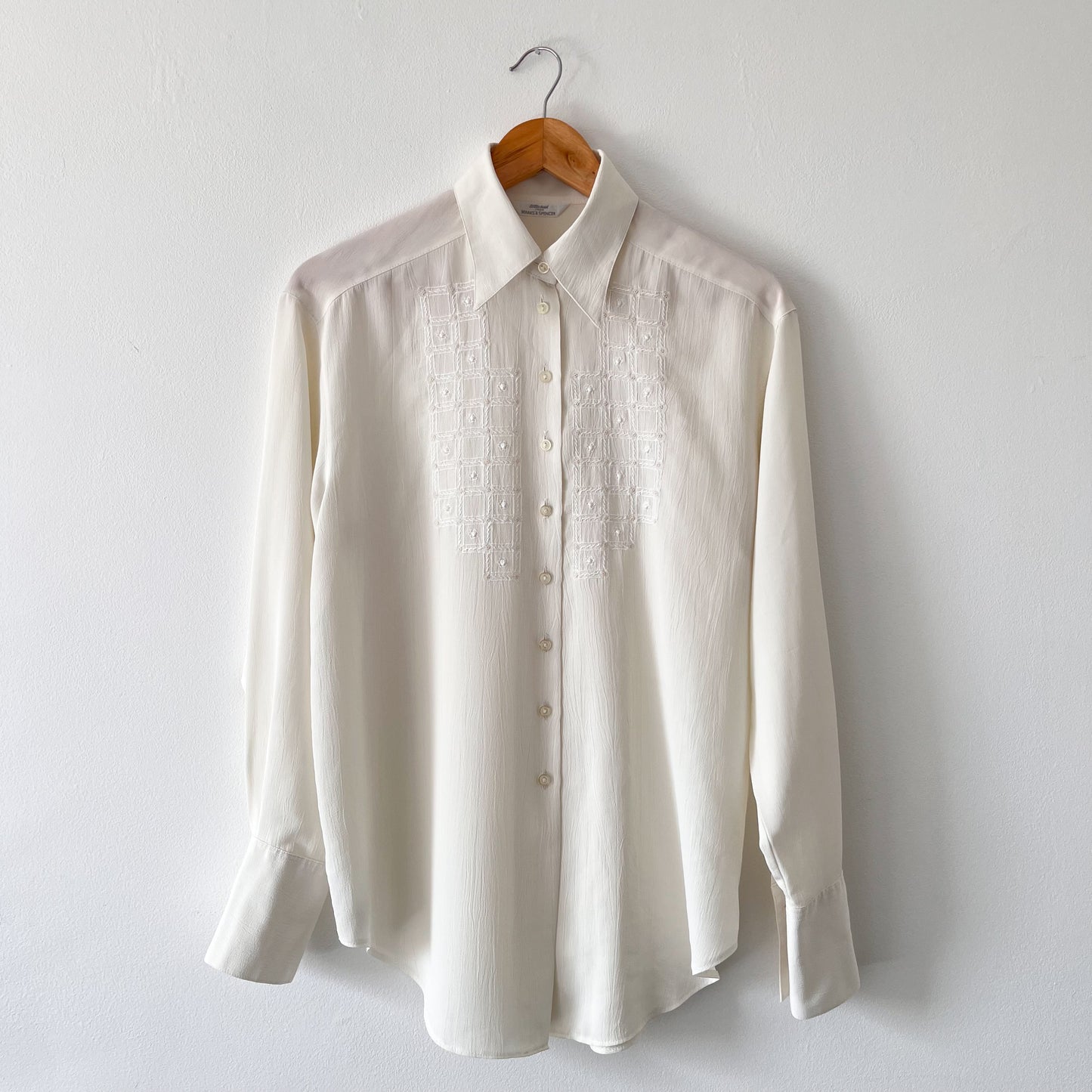 Vintage StMichael cream blouse