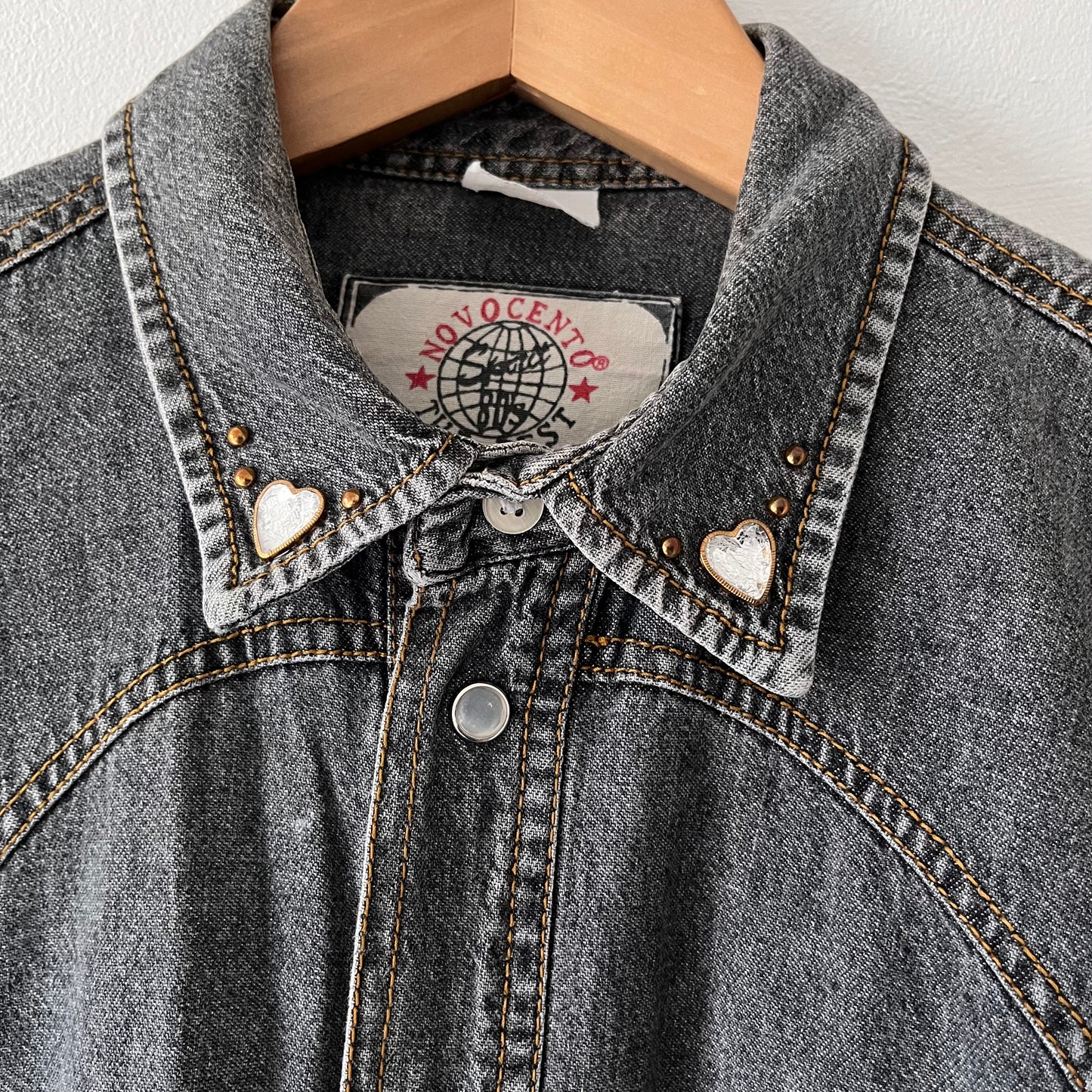 Vintage grey denim shirt