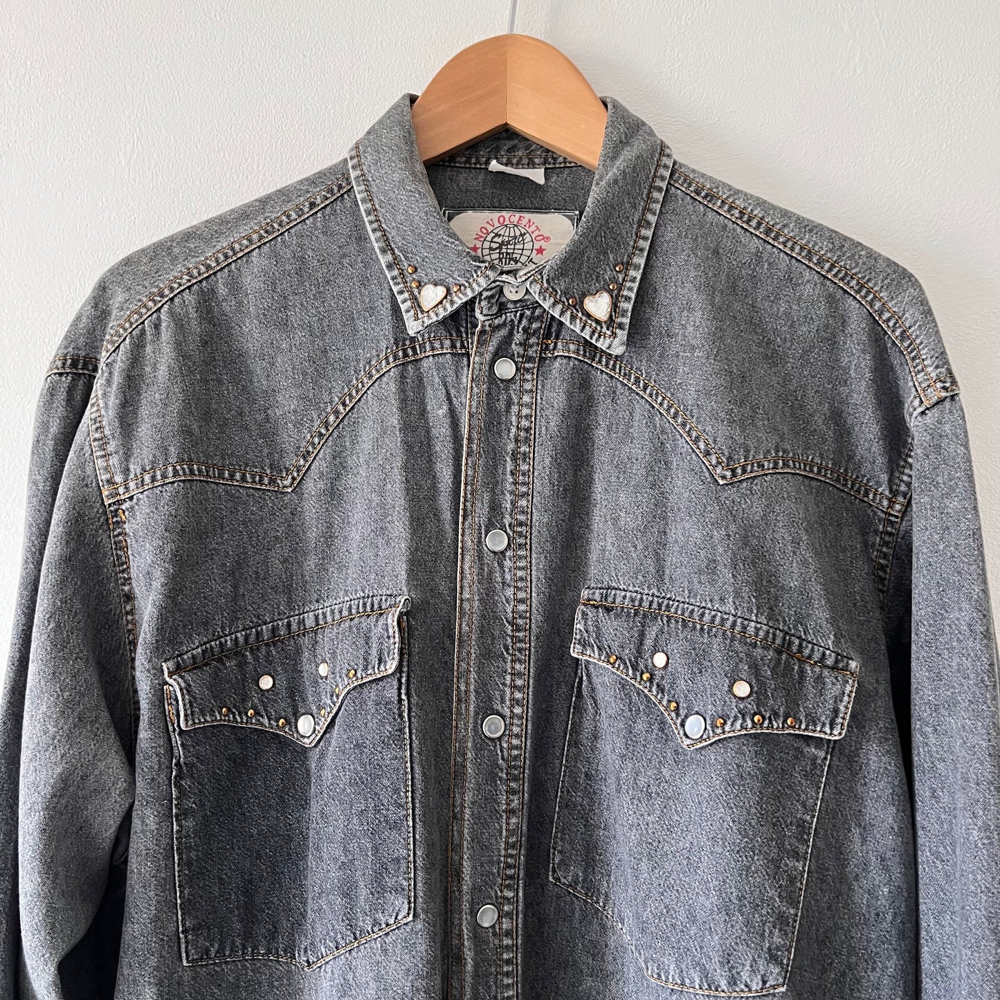 Vintage grey denim shirt