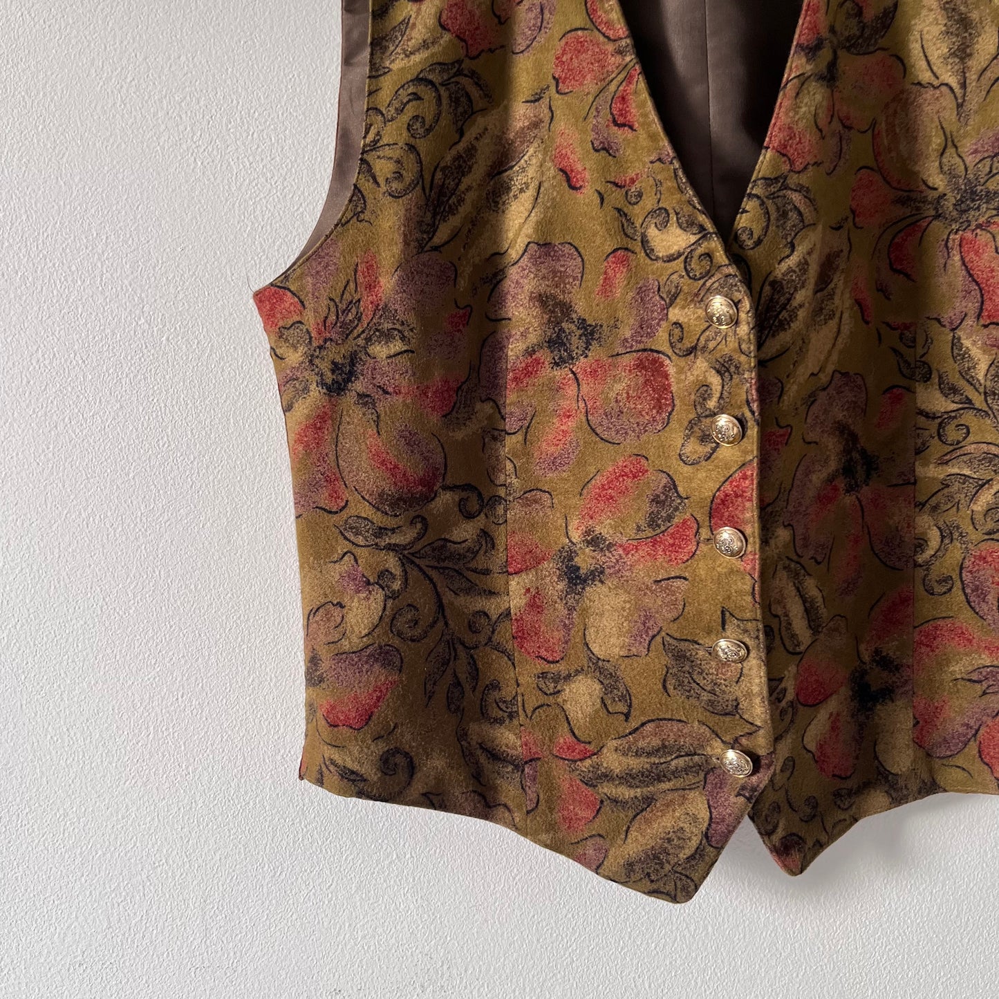 Vintage Gerry Weber velvet waistcoat