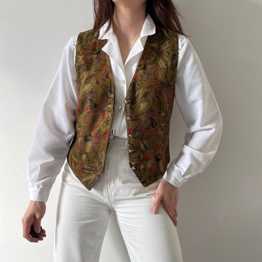 Vintage Gerry Weber velvet waistcoat