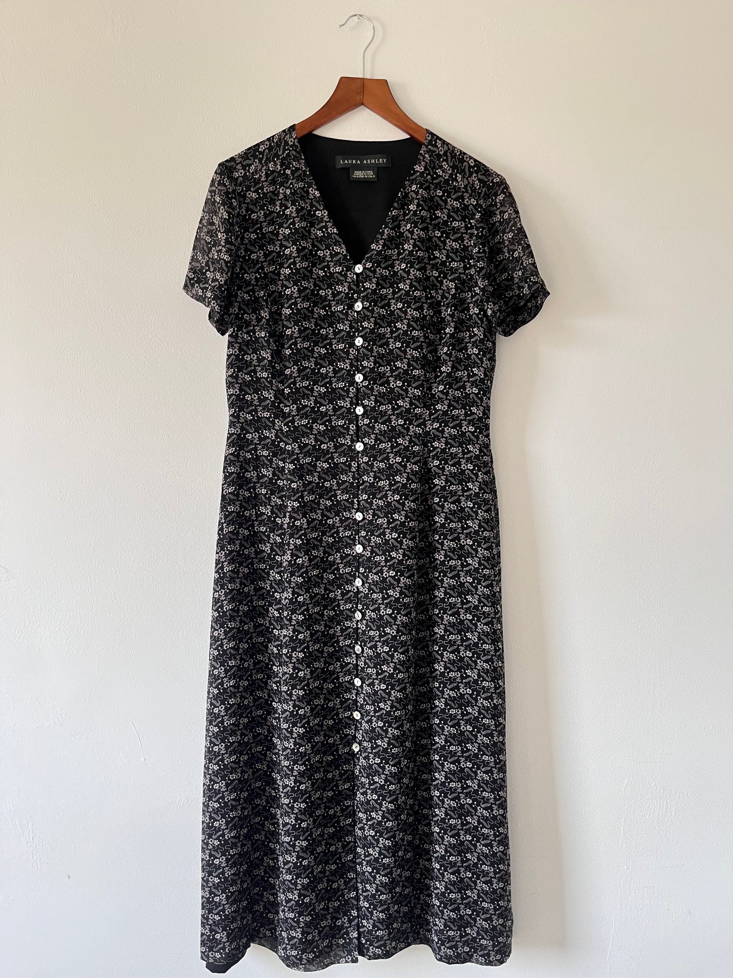 Laura Ashley floral midi dress