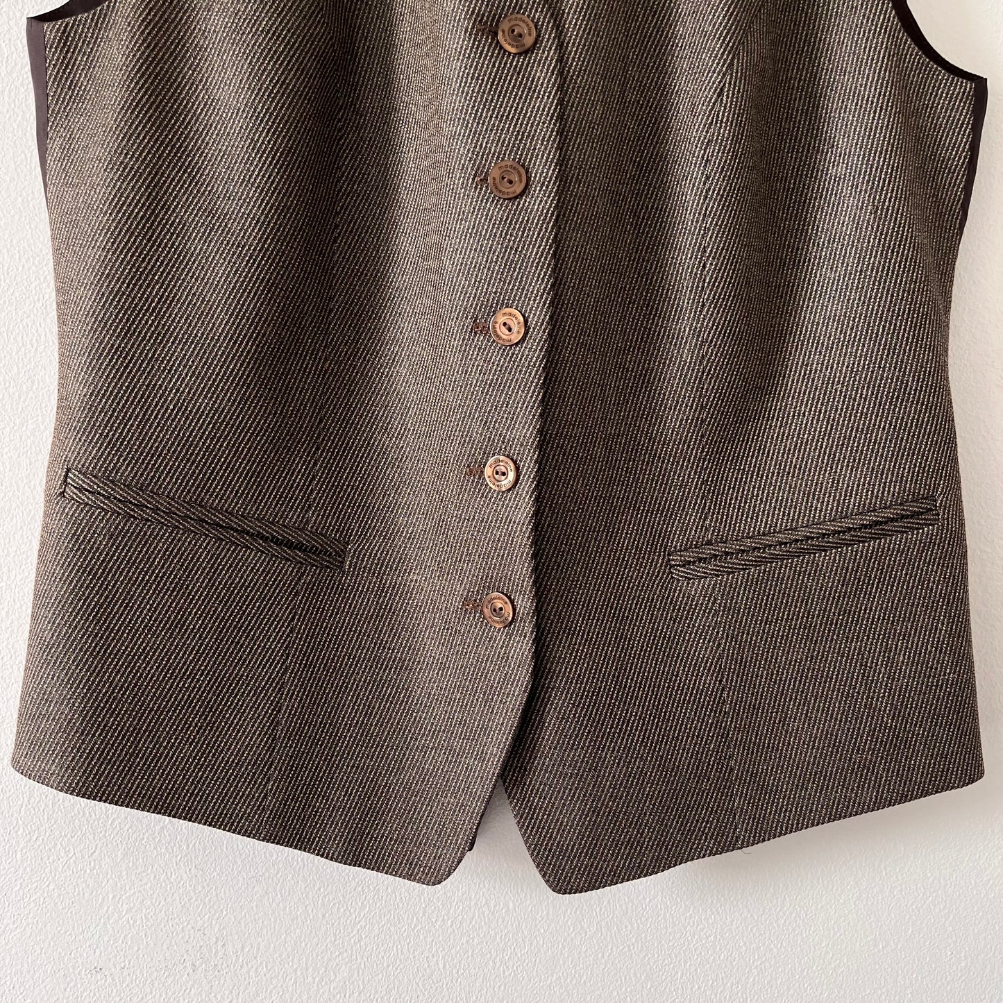 Vintage brown waistcoat