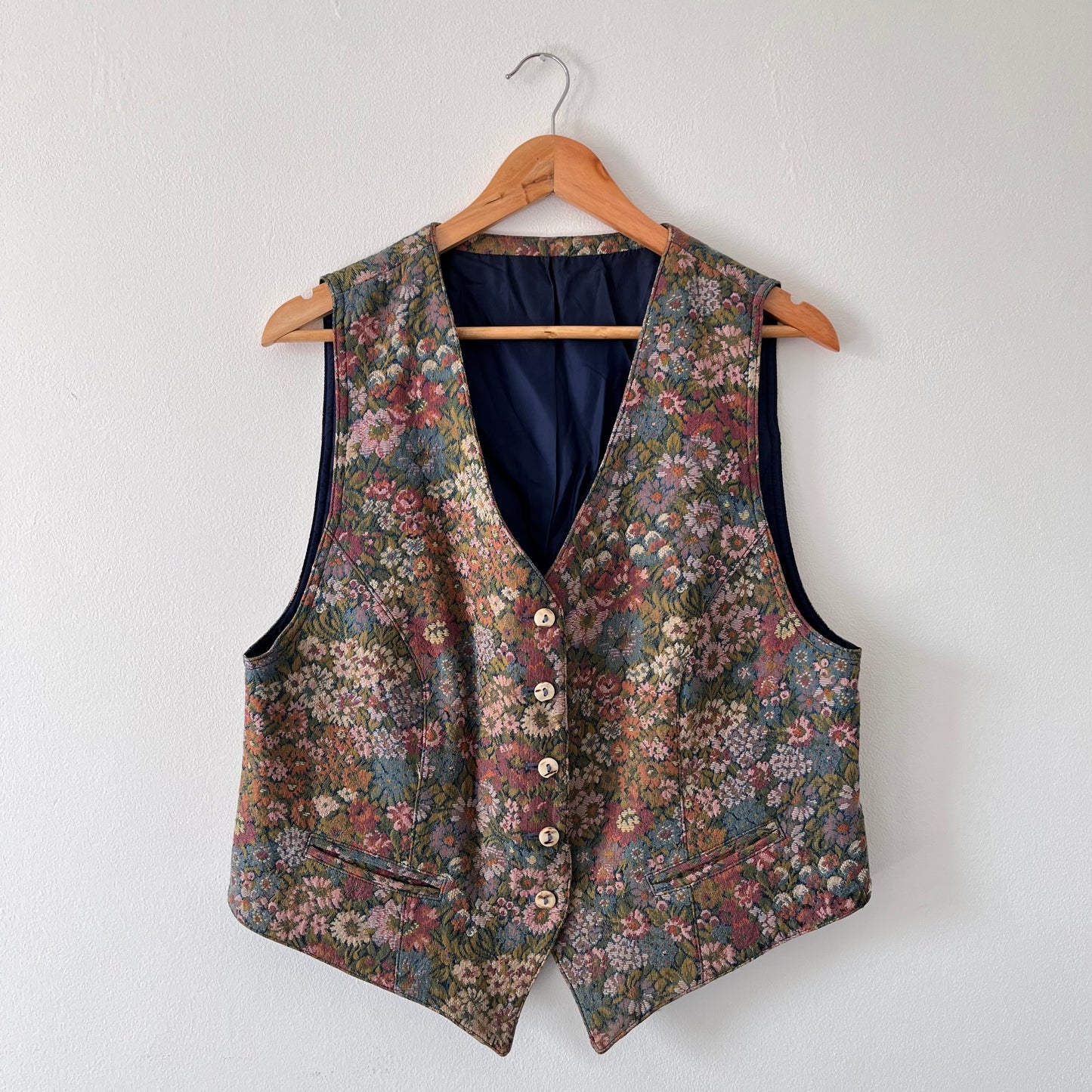 Cute vintage floral waistcoat