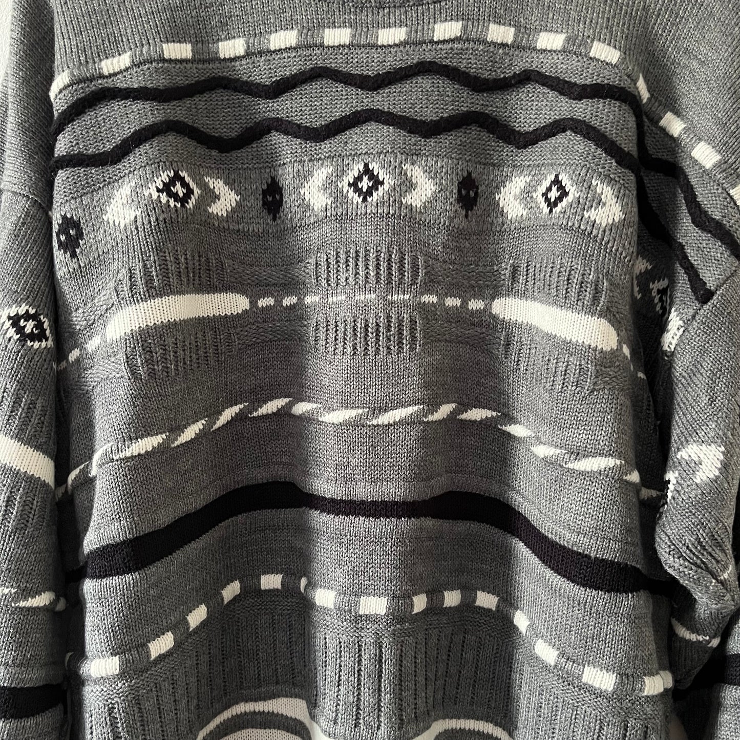 Vintage textured jumper