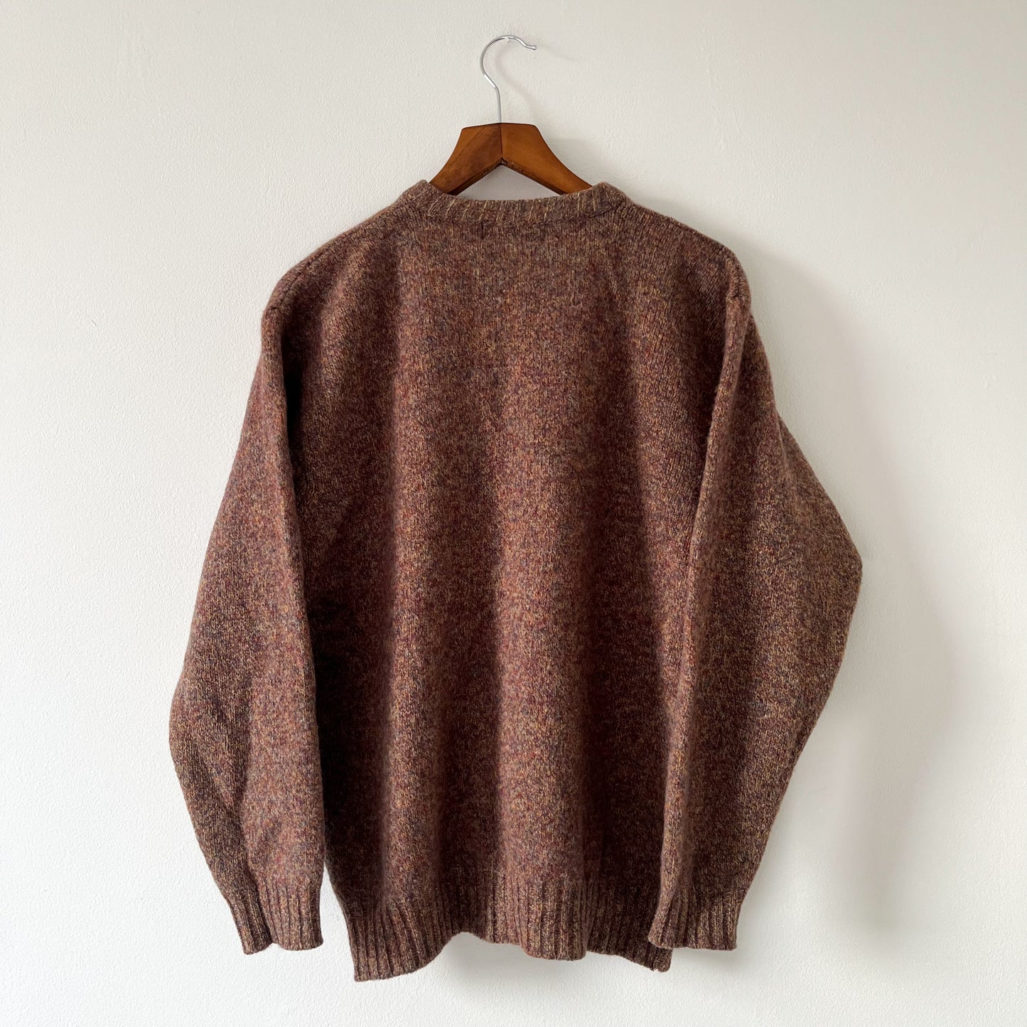 Brown wool cardigan