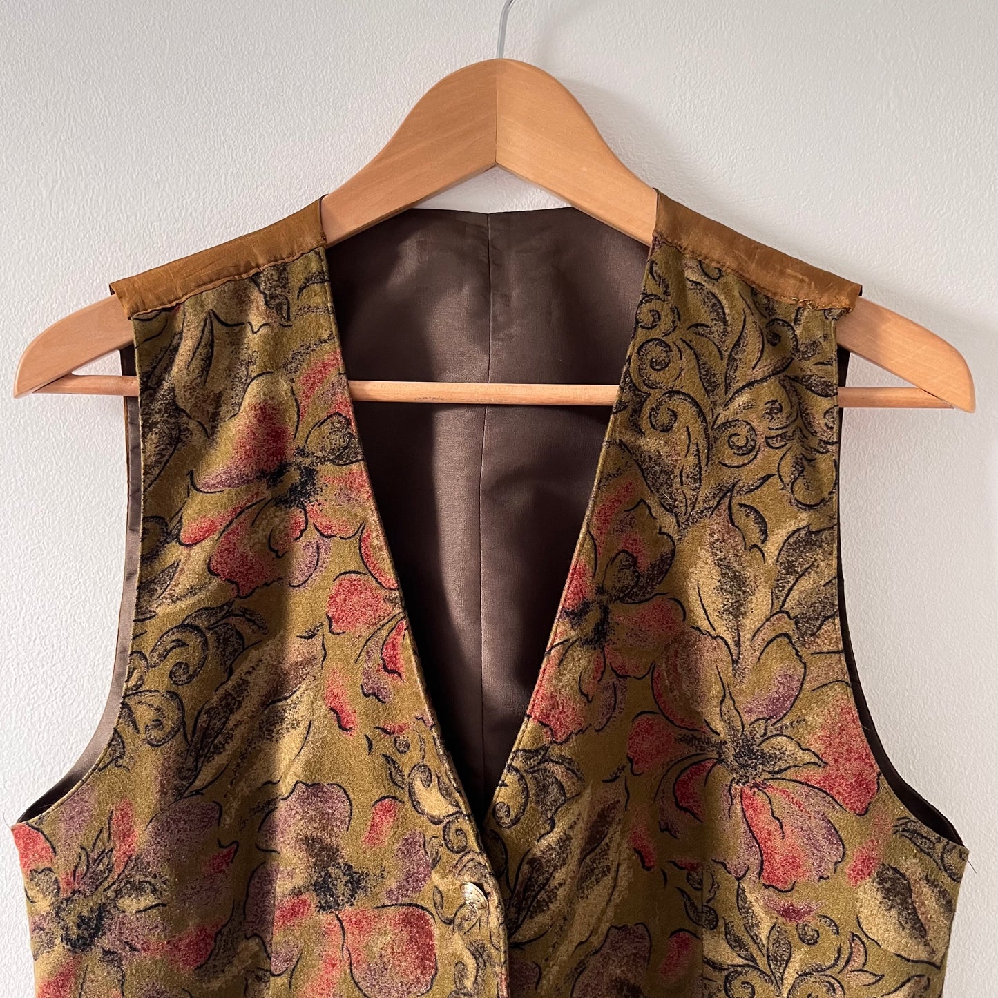 Vintage Gerry Weber velvet waistcoat