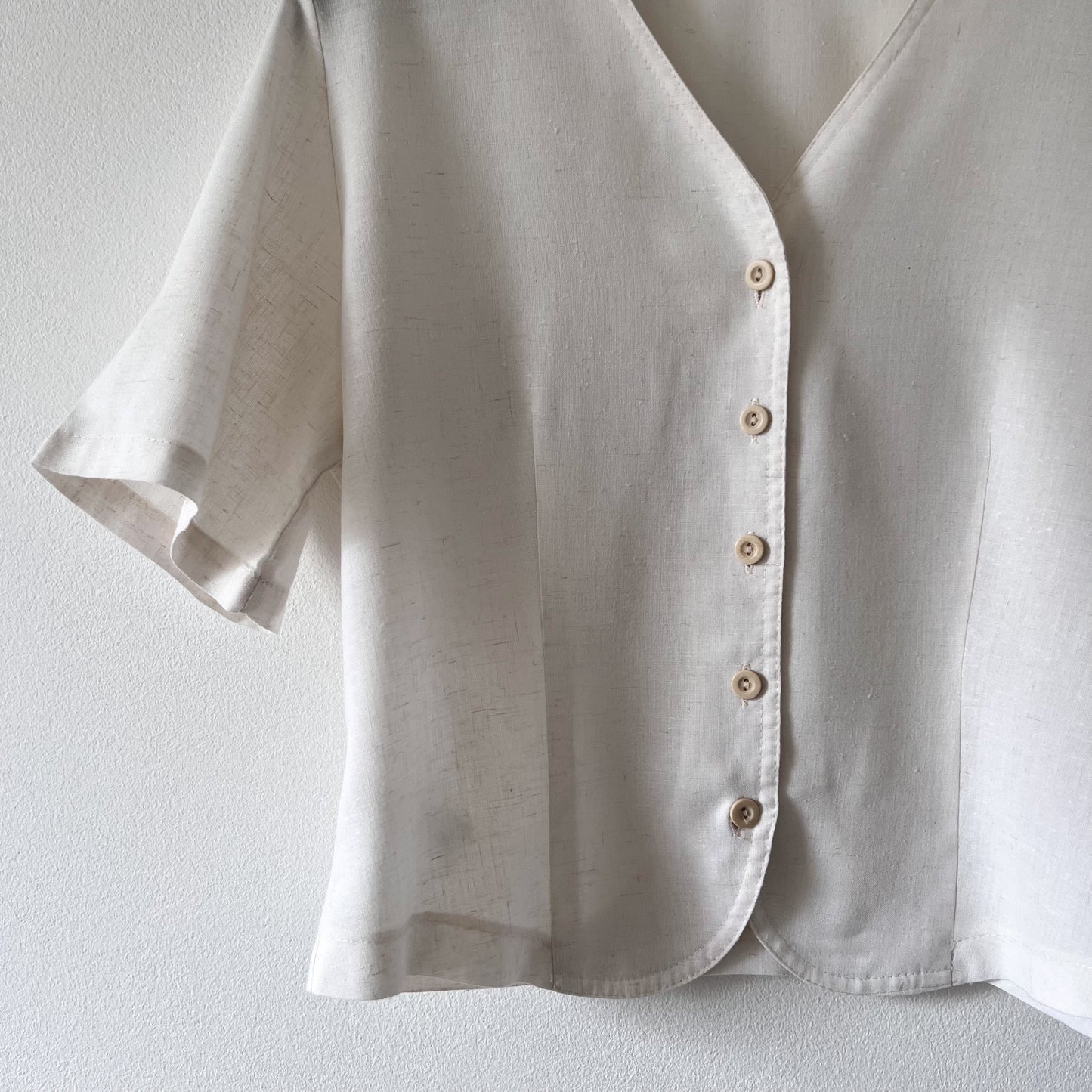 Vintage StMichael cream blouse