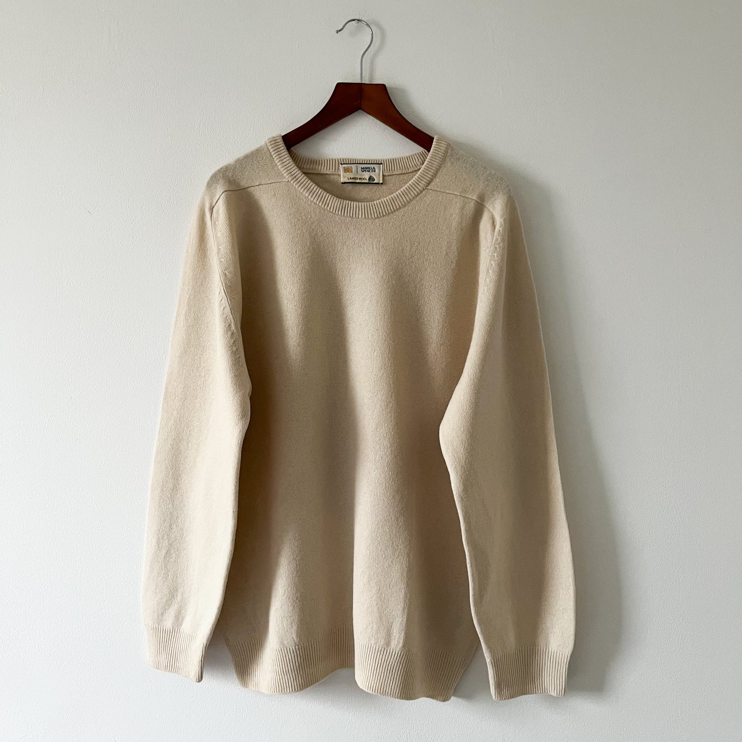 Marks&Spencer lamswool cream jumper