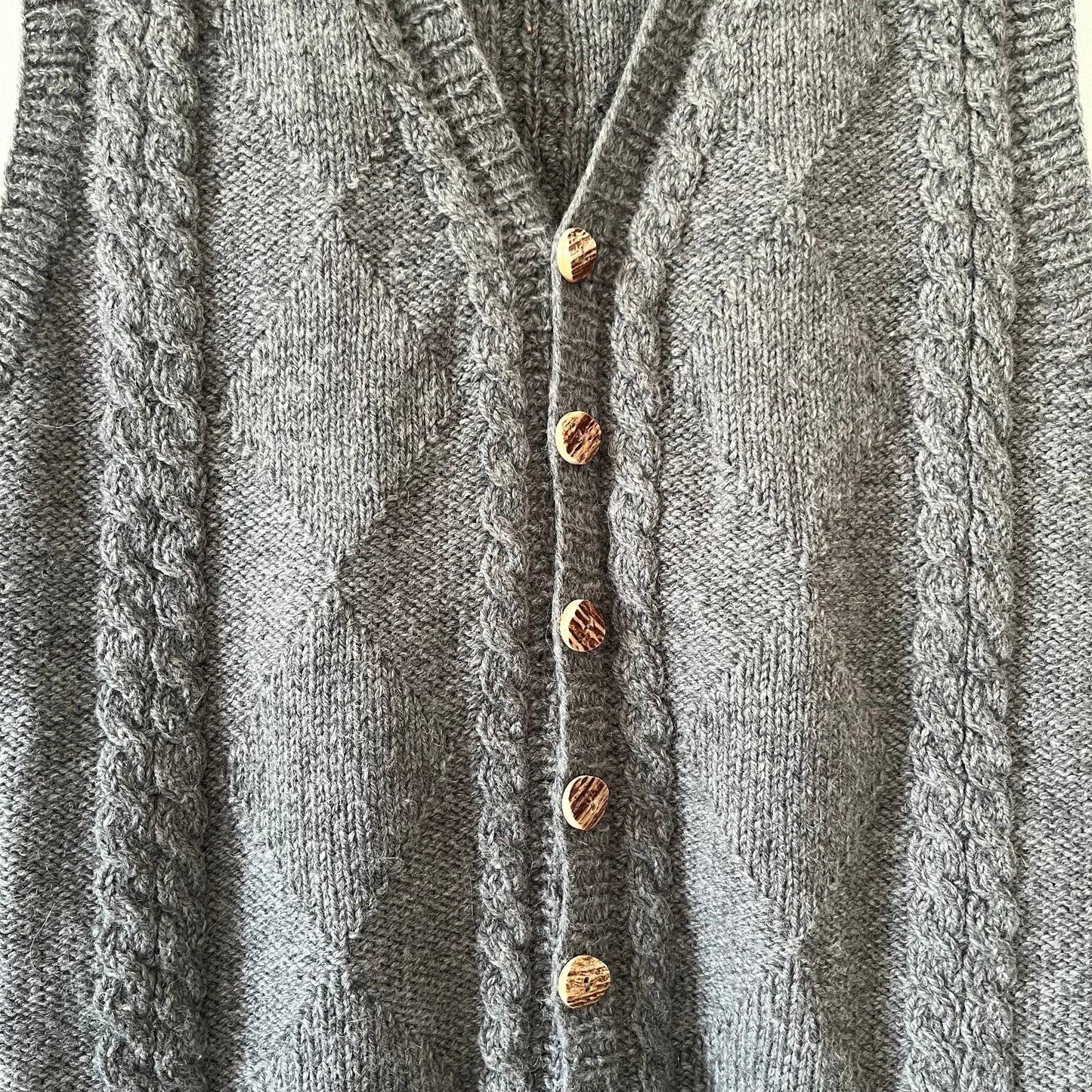 Handmade woollen waistcoat