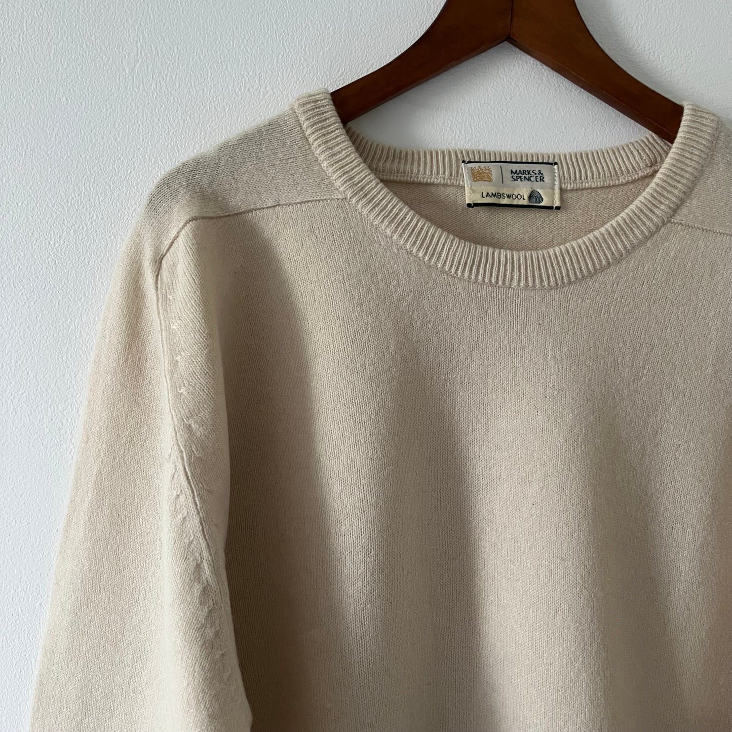 Marks&Spencer lamswool cream jumper