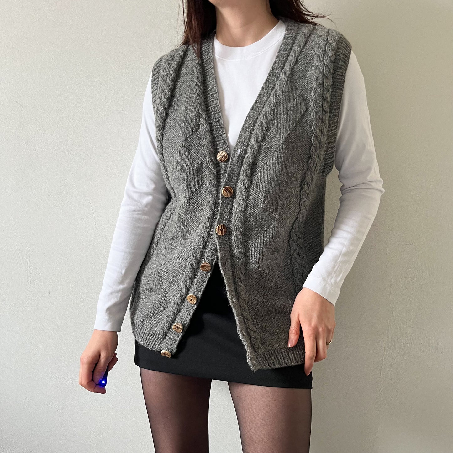 Handmade woollen waistcoat