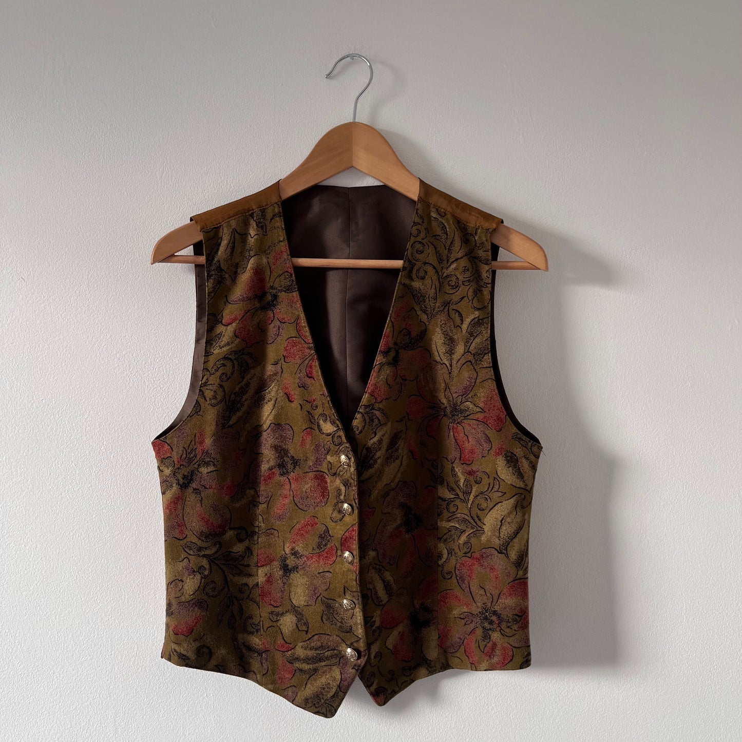 Vintage Gerry Weber velvet waistcoat