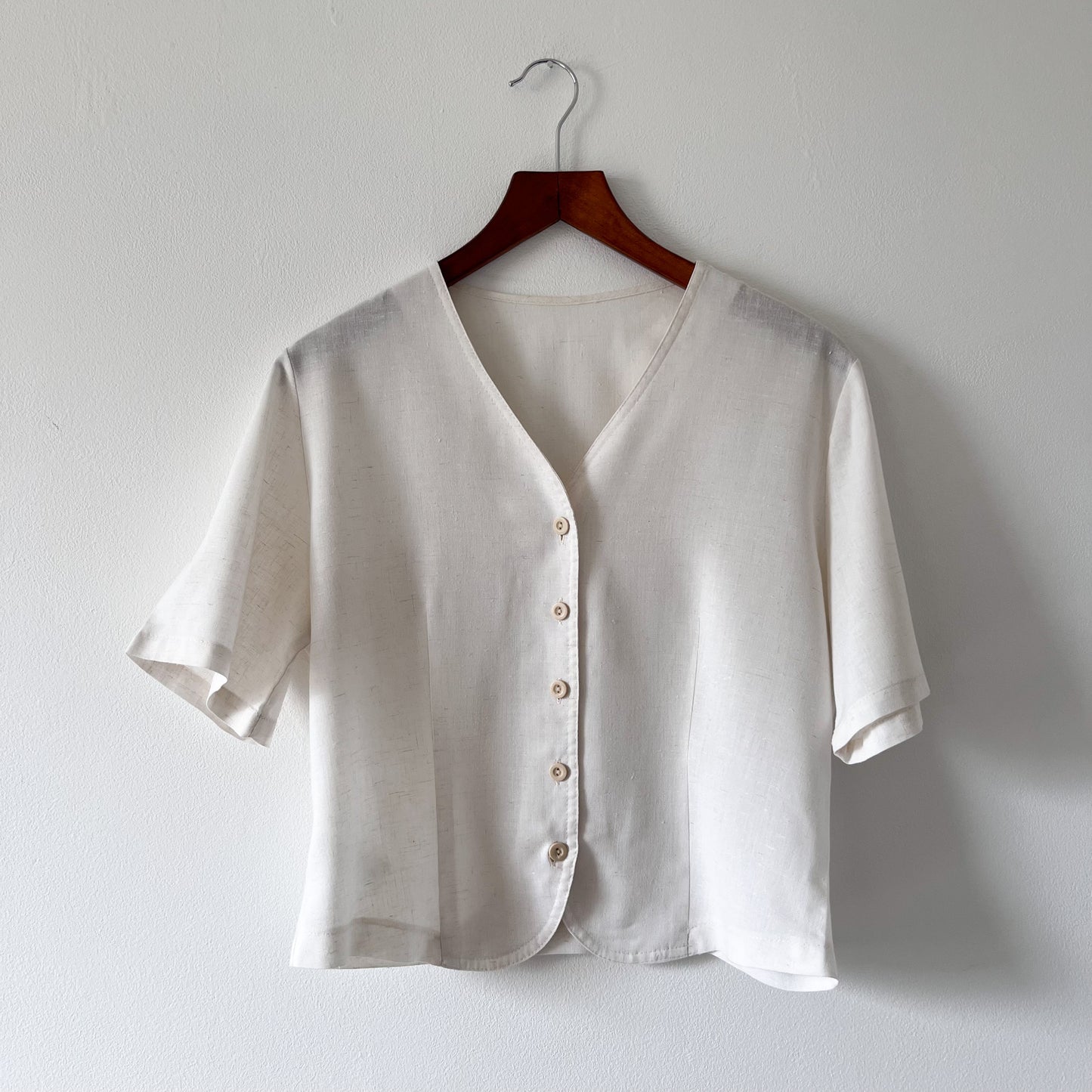 Vintage StMichael cream blouse