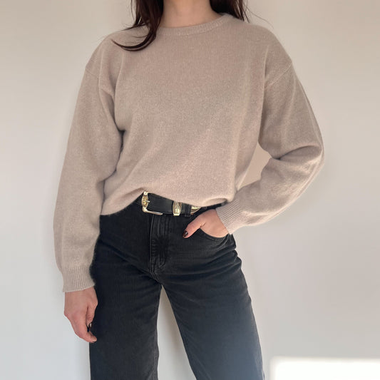 Wool and angora blend jumper