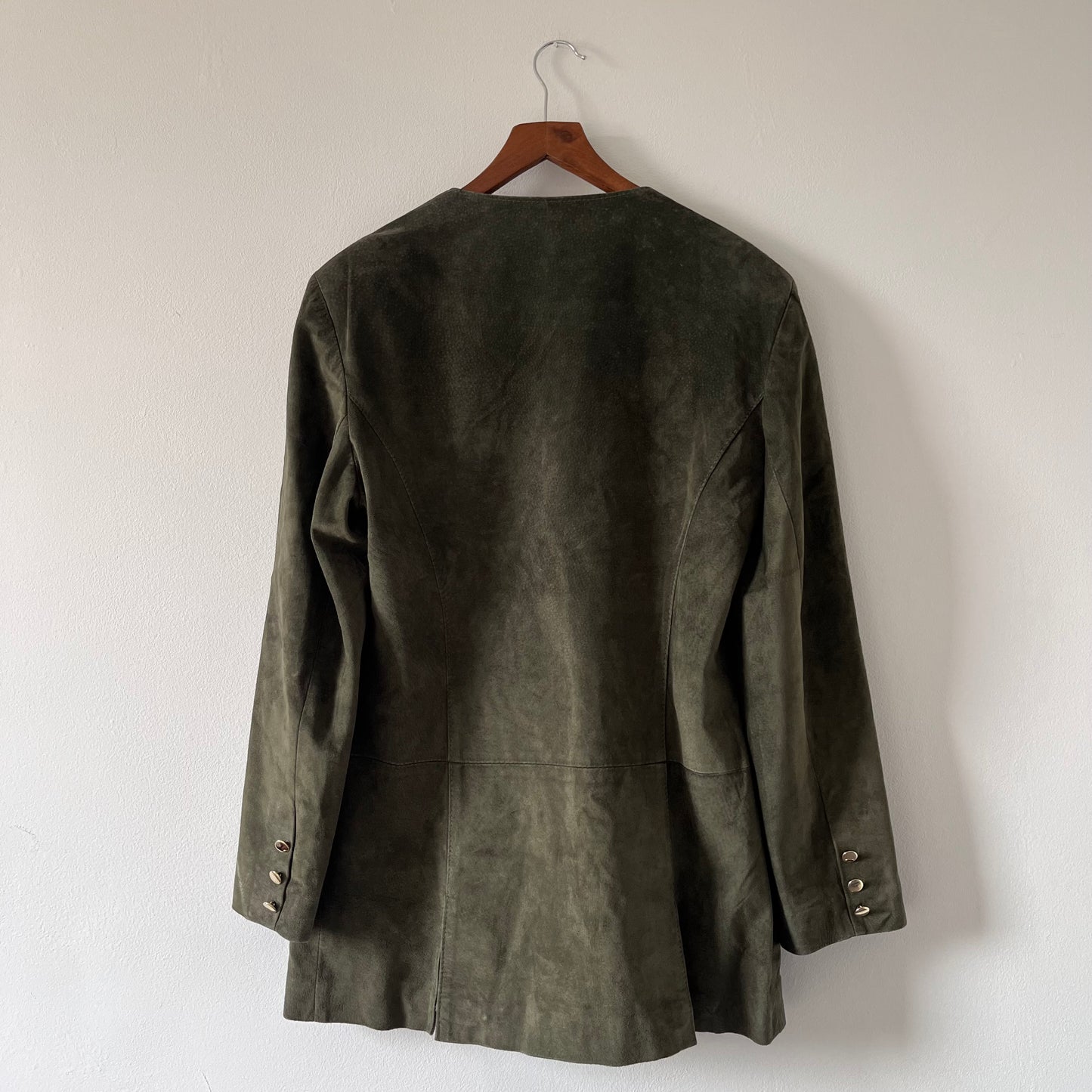 Vintage 100% real suede jacket