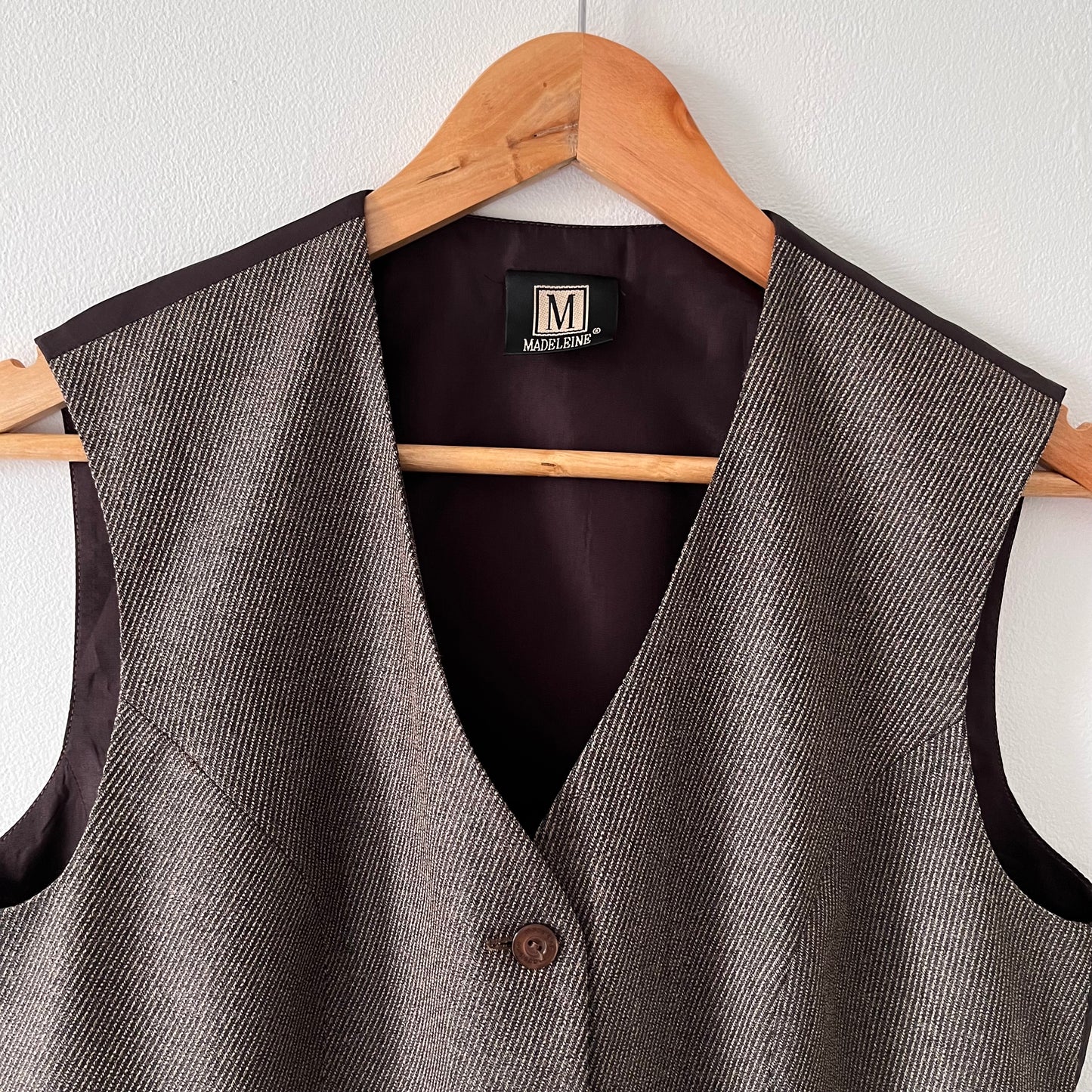 Vintage brown waistcoat