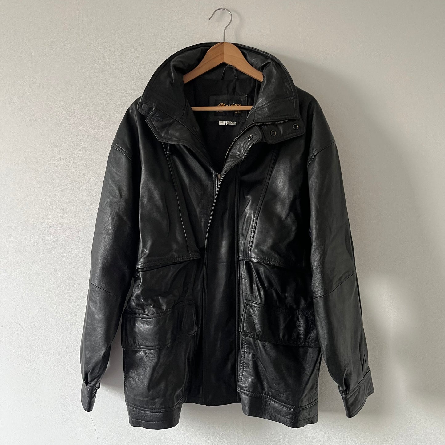 Vintage real leather jacket