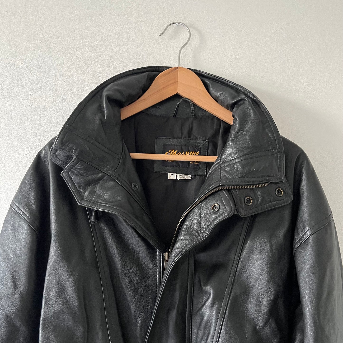 Vintage real leather jacket