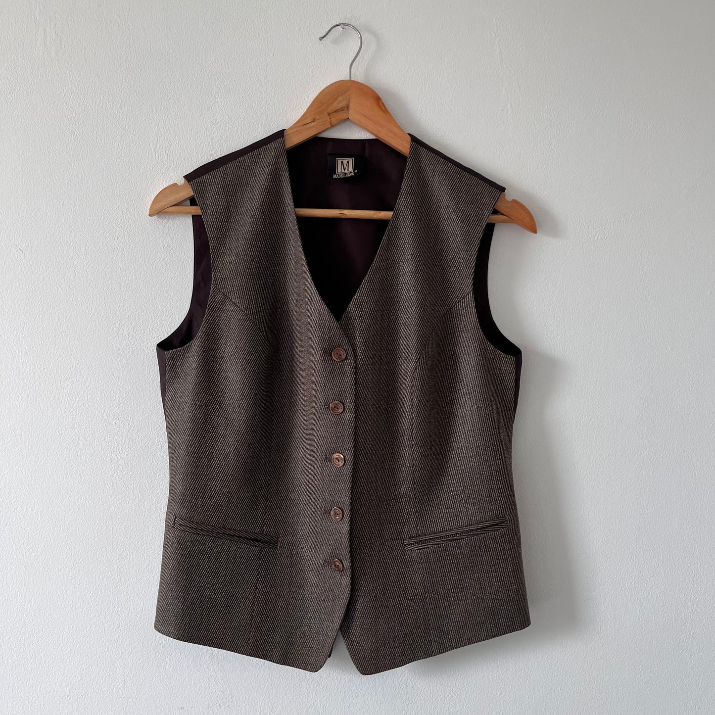 Vintage brown waistcoat