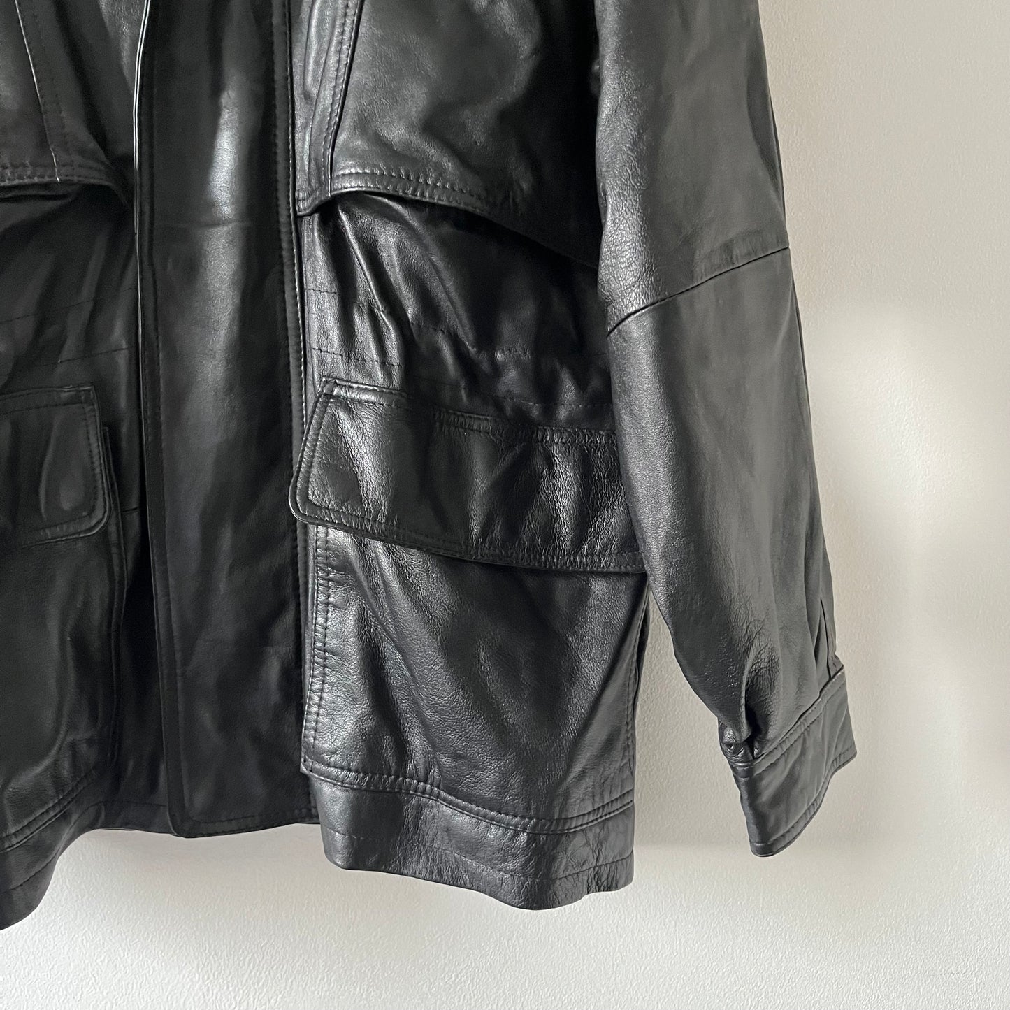 Vintage real leather jacket