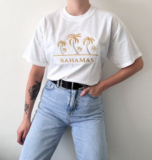 Vintage T-shirt with embroidery