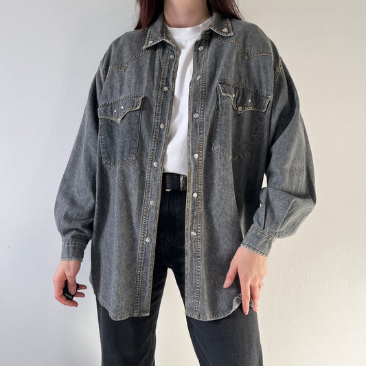 Vintage grey denim shirt