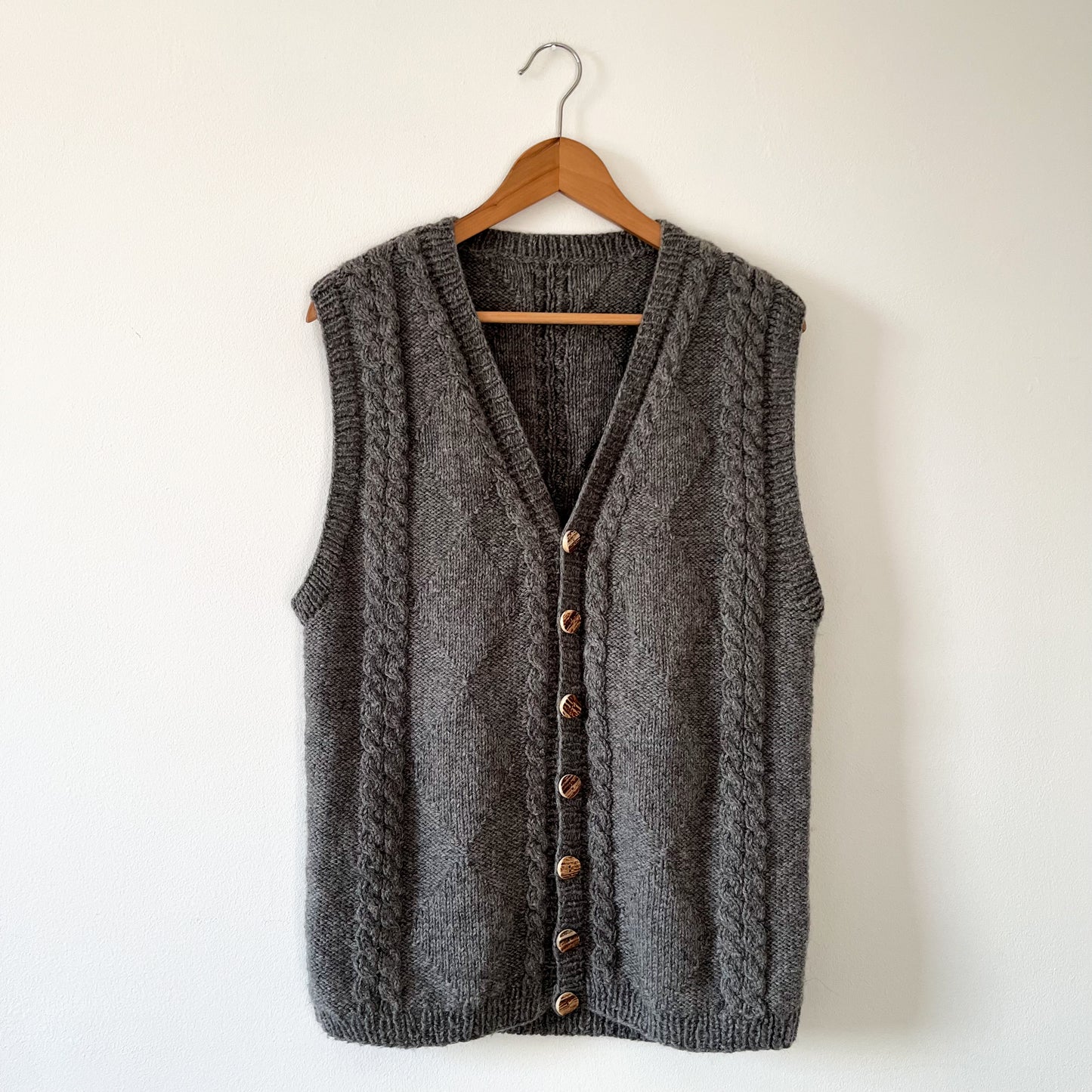 Handmade woollen waistcoat